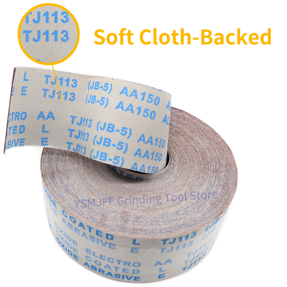 Rollo de papel de lija de 5M, 4 pulgadas, 100mm de ancho, tela de esmeril, papel de arena, hojas abrasivas de lijado, grano 60-800, listo para cortar tela de esmeril