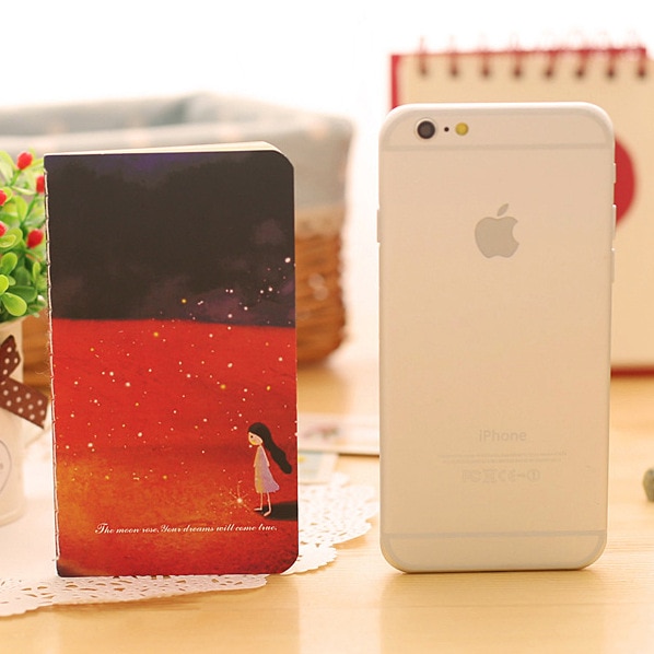 mini cute novelty dream childhood moon notebook notepad diary writting paper memo note school supplies stationery