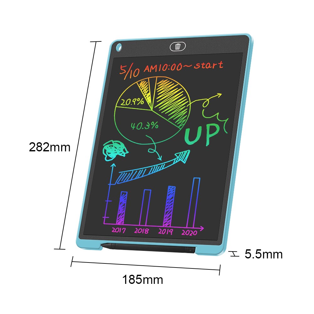 LCD Writing Tablet, 12 inch Colorful Screen, Electronic Writing &amp; Drawing Doodle, Kids Drawing Tablet, Writing Pad &amp; Memo Board