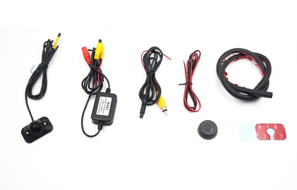 car wireless button control Diy install blind spot detecion side view camera parking monitor DVD detection visible system