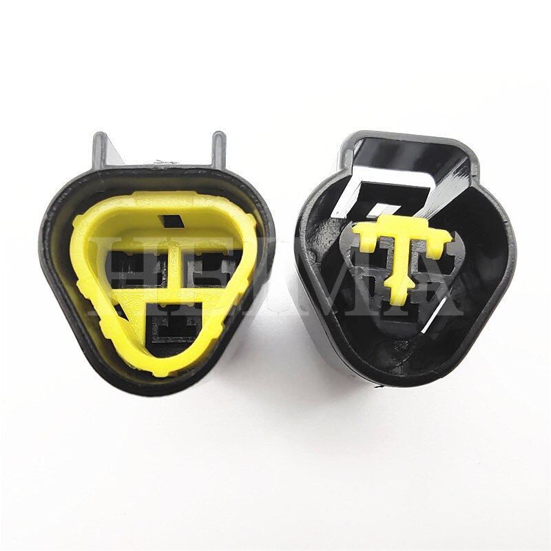 10 sets black FW-C-3M-B FW-C-3F-B male female Waterproof Electrical Wire Connector Plug Auto Socket 3 Pin Furukawa Connectors