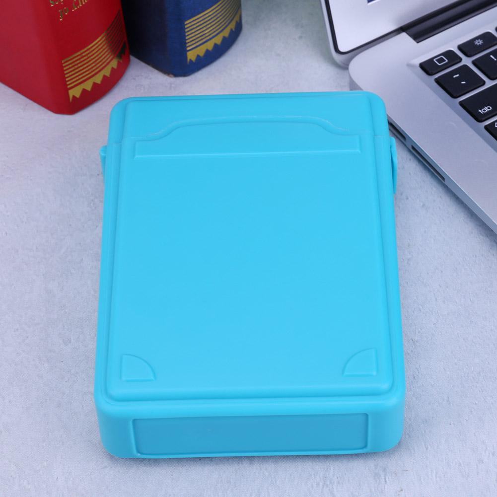Niebieski dysk twardy pokrywa etui PP pojemnik turystyczny futerał robić przechowywania ochronna pyłoszczelna torba dla 3.5 cal przenośny dysk twardy dysk twardy SSD jazdy samochodem