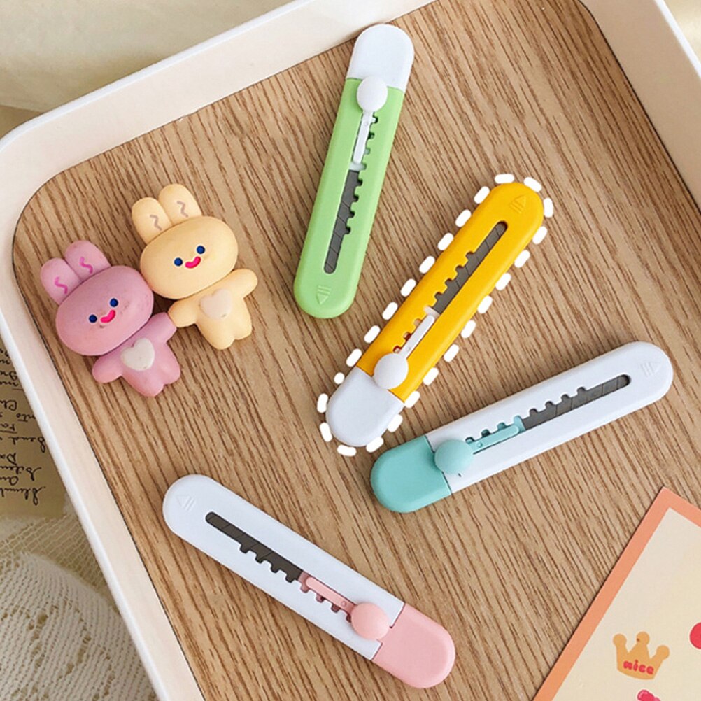 5Pcs Portable Mini Cutters Multi-function Paper Cutters Convenient Craft Cutters Paper Supply