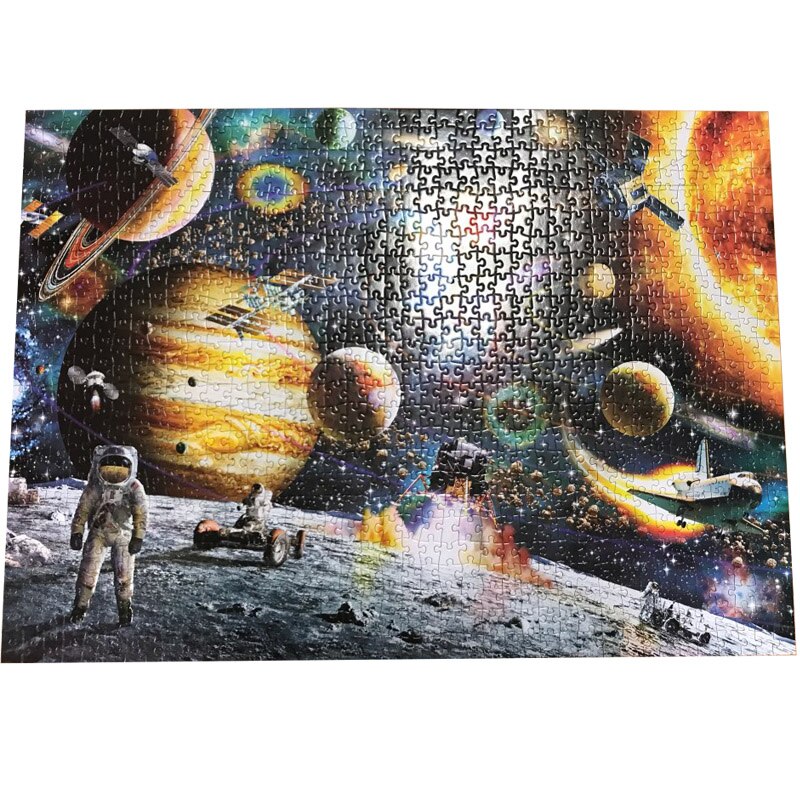 Jigsaw Puzzle 1000 Pieces For Adults Space Journey 1000 PCS Puzle Brain Pazzle Toy Puzzles