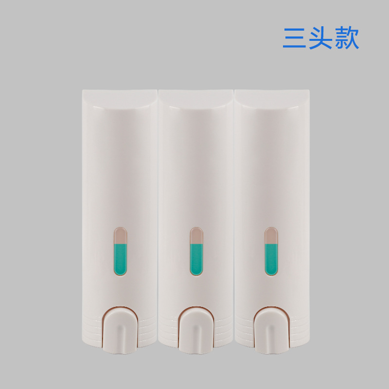 Hotel Hotel Shampoo, Dusche Gel, Seife Kasten, Zauberstab-montiert Seife Spender, doppel-geleitet Schlecht, Hand Sanitizer, Presse Flasche: drei Köpfe