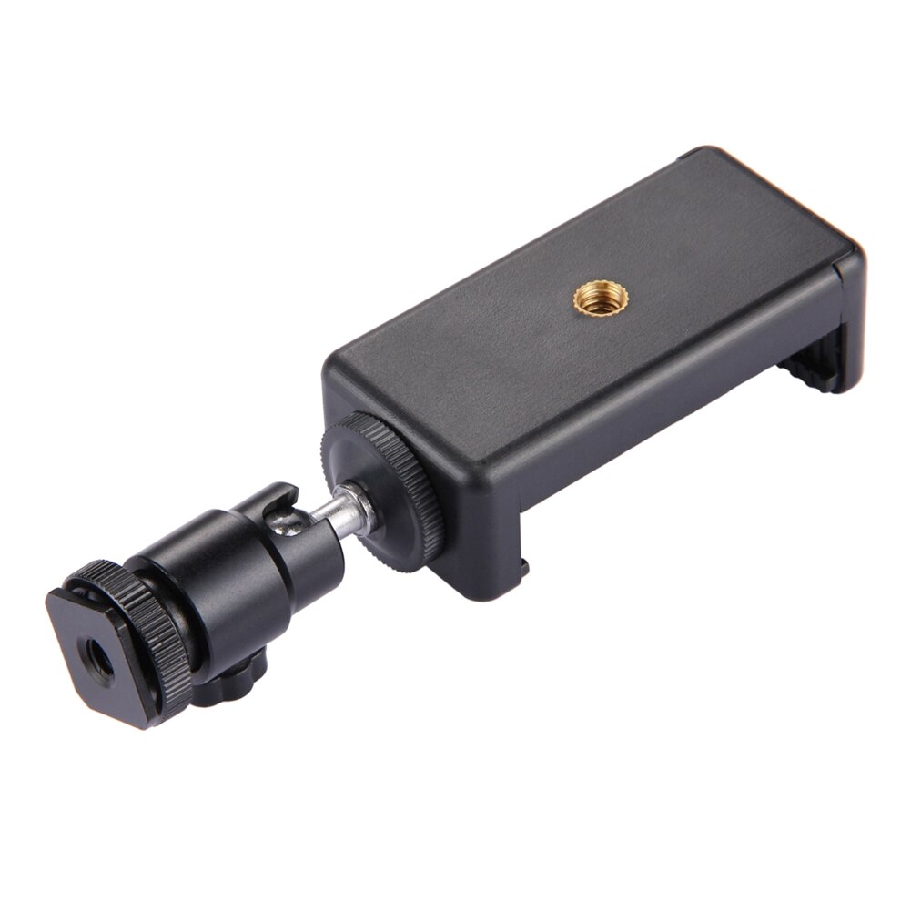 Trípode con zapata Universal PULUZ de 360 grados, soporte para trípode, soporte para trípode, soporte de abrazadera, soporte estabilizador, Adaptador de zapata