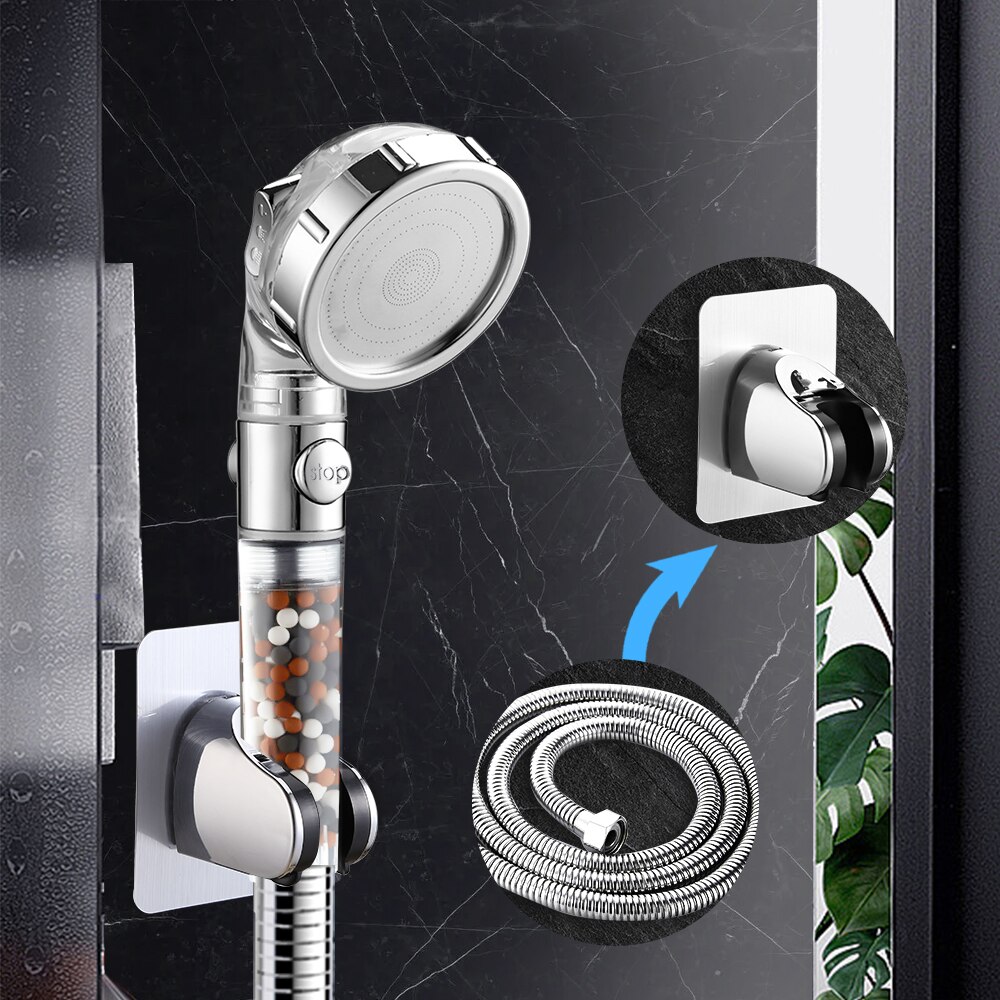 Lyfead Spa Douchekop Met Stop Knop 3 Modes Verstel... Grandado