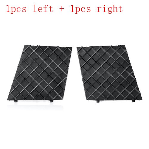 Black Front Bumper Lower Mesh Grill Trim Cover Pair Left Right For BMW E60 E61 M Exterior Car Accessories Replacement Parts: Army Green
