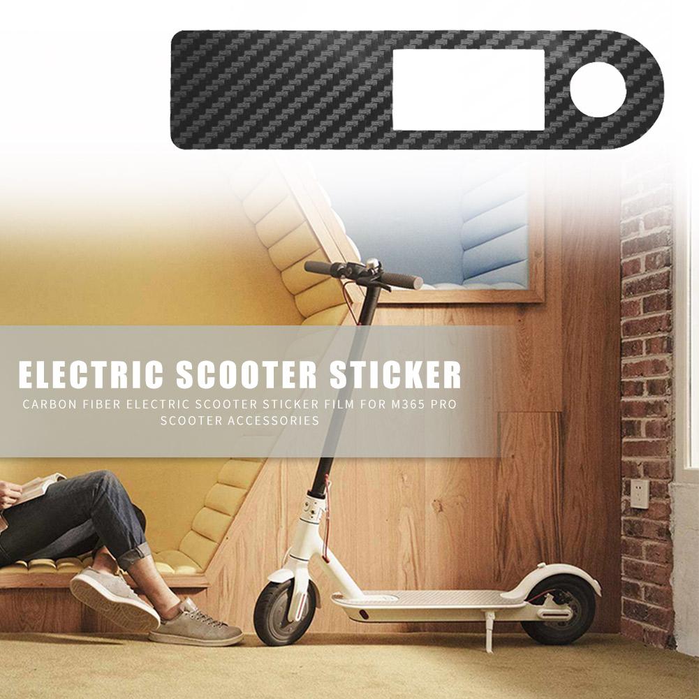 Electric Scooter Sticker Carbon Fiber Waterproof Non-slip Protective Film for Xiaomi Mijia M365 Pro Scooter Accessories