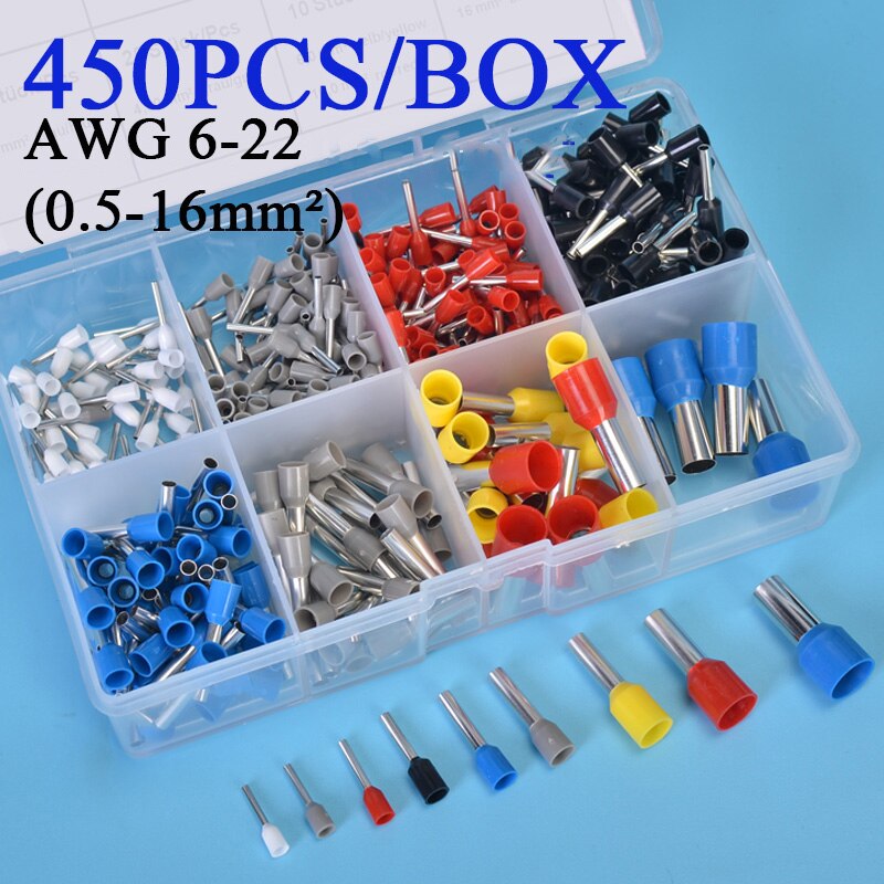 360 * Elektrische Draht Crimp Verbinder Stecker Buchse Spaten