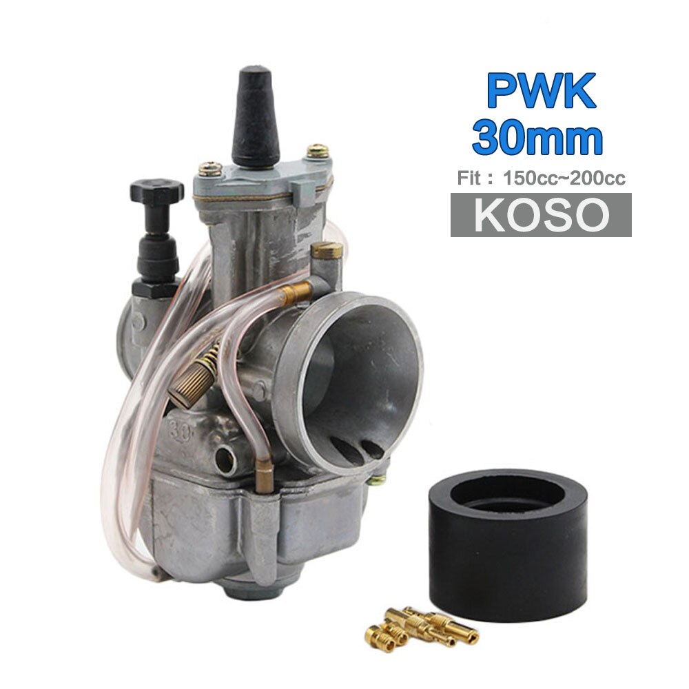 ZSDTRP Motorcycle 4 stroke KOSO ZSDTRP KEIHIN OKO 24 26 28 30 32 34 mm Carburetor With Power Jet Fit Race Scooter ATV UTV: 30mm kos