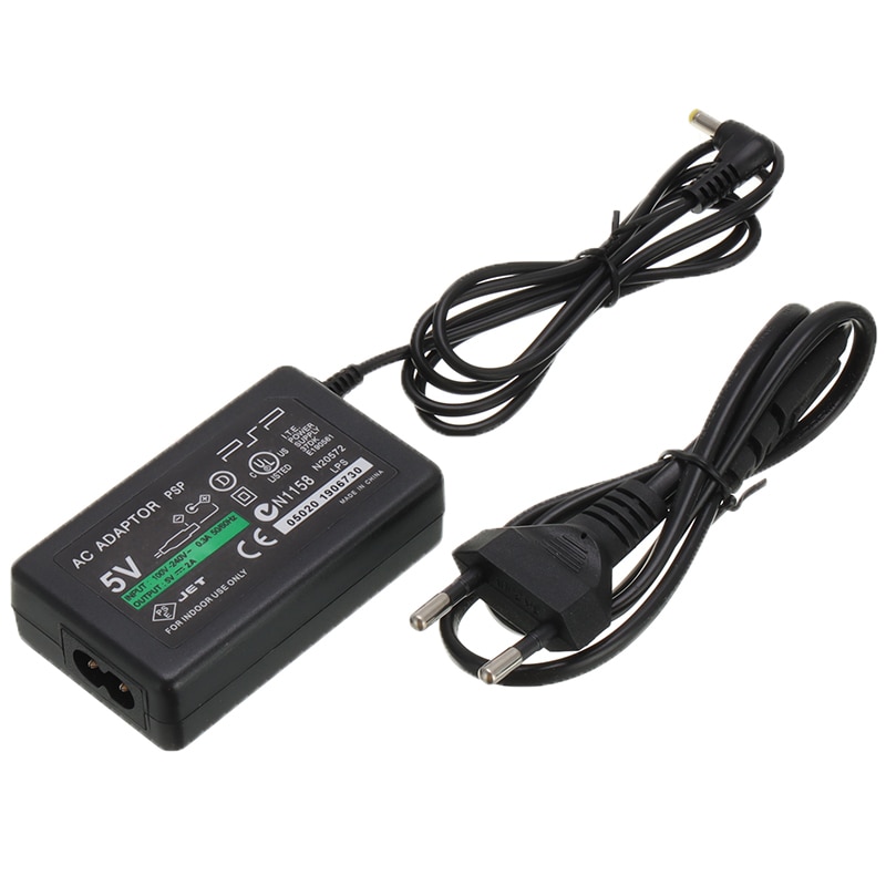 Wtyczka EU/US 5V Domowy Zasilacz Sieciowy Adapter do Sony PlayStation PSP 1000 2000 3000 Kabel Ładujący Przenośny