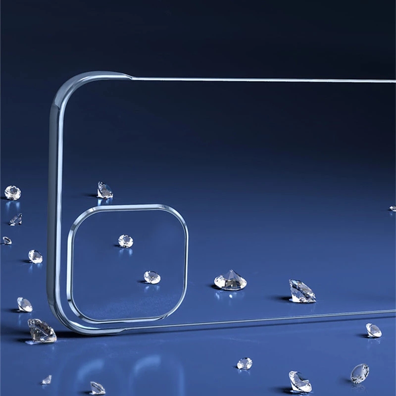 Luxuriöse rahmenlose transparente Hülle für iPhone 15 13 12 11 14 16Profi Max XSMAX X XR XS SE 7 8Plus Ultra dünn klar schwer Telefon Startseite