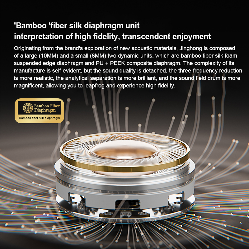 Zhulinniao Jinghong Z3 fones de ouvido HIFI intra-auriculares jogo de música profissional de alta fidelidade 0,78 fones de ouvido destacáveis totalmente metálicos