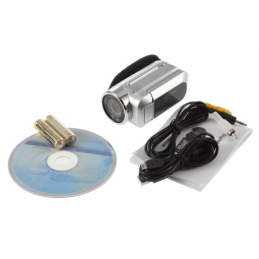 Silver Digital Video Camera DVK507 Exquisitely Durable Gorgeous Digital Video Camera