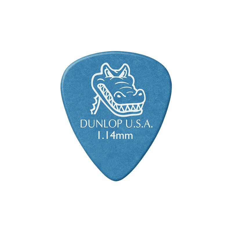 1 pièce de guitare Dunlop Gator Grip médiator pièces de guitare Vintage accessoires médiator guitare 0.58/0.71/0.96/1.14/1.50/2mm: 1.14mm