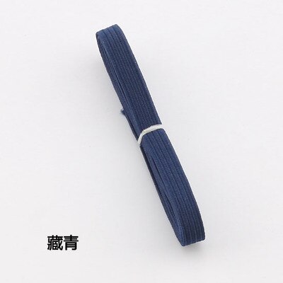 6mm couleur haute élastique rond élastique/rond élastique corde/élastique ligne élastique/accessoires de couture: Navy blue