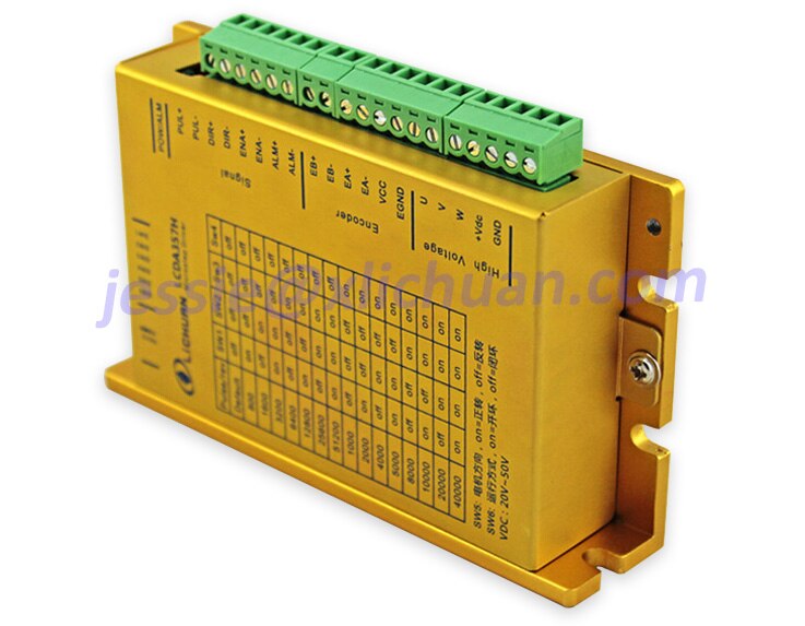 Højhastigheds lichuan 3 fase nema 23 lukket sløjfe stepper driver controller nema 23 lcda 357h kan erstatte leadshine hbs 507