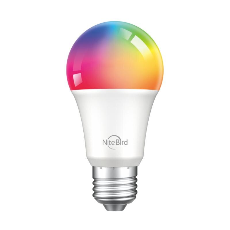 NiteBird gosund Smart lamp E27 8W wifi LED light bulb RGB+warm light multicolor dimming bulb work with Alexa Tuya Smart Life APP: Default Title