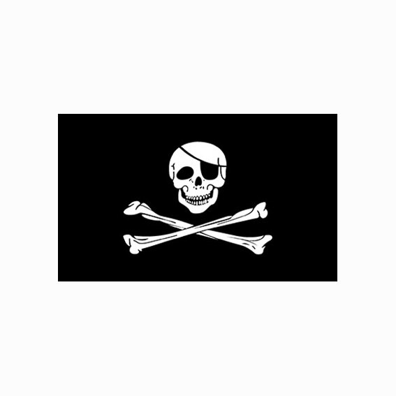 90*150 Cm Grote Schedel Hoofdband Gekruiste Piraten Vlag Edward Teach Polyster Vlag Voor Decoratie: D
