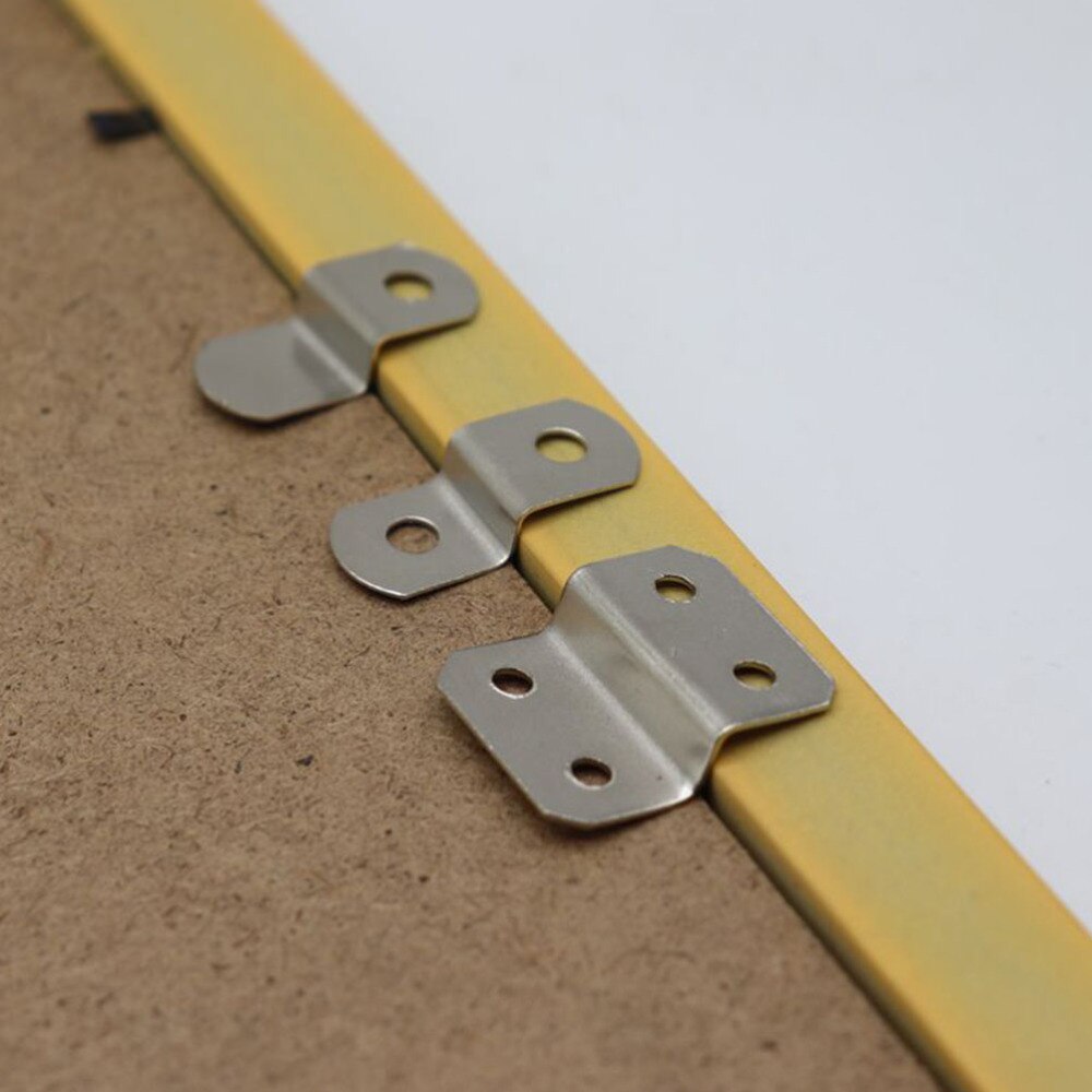 120pcs Z Shape Photo Frame Fasteners Offset Canvas Clips Table Connectors