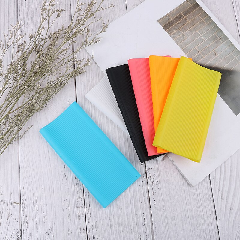 Silikon Schutz fallen Abdeckung Für Xiaomi Energie Bank 2 10000 MAh Dual USB Hafen Haut Hülse Ärmel Für Energie Bank