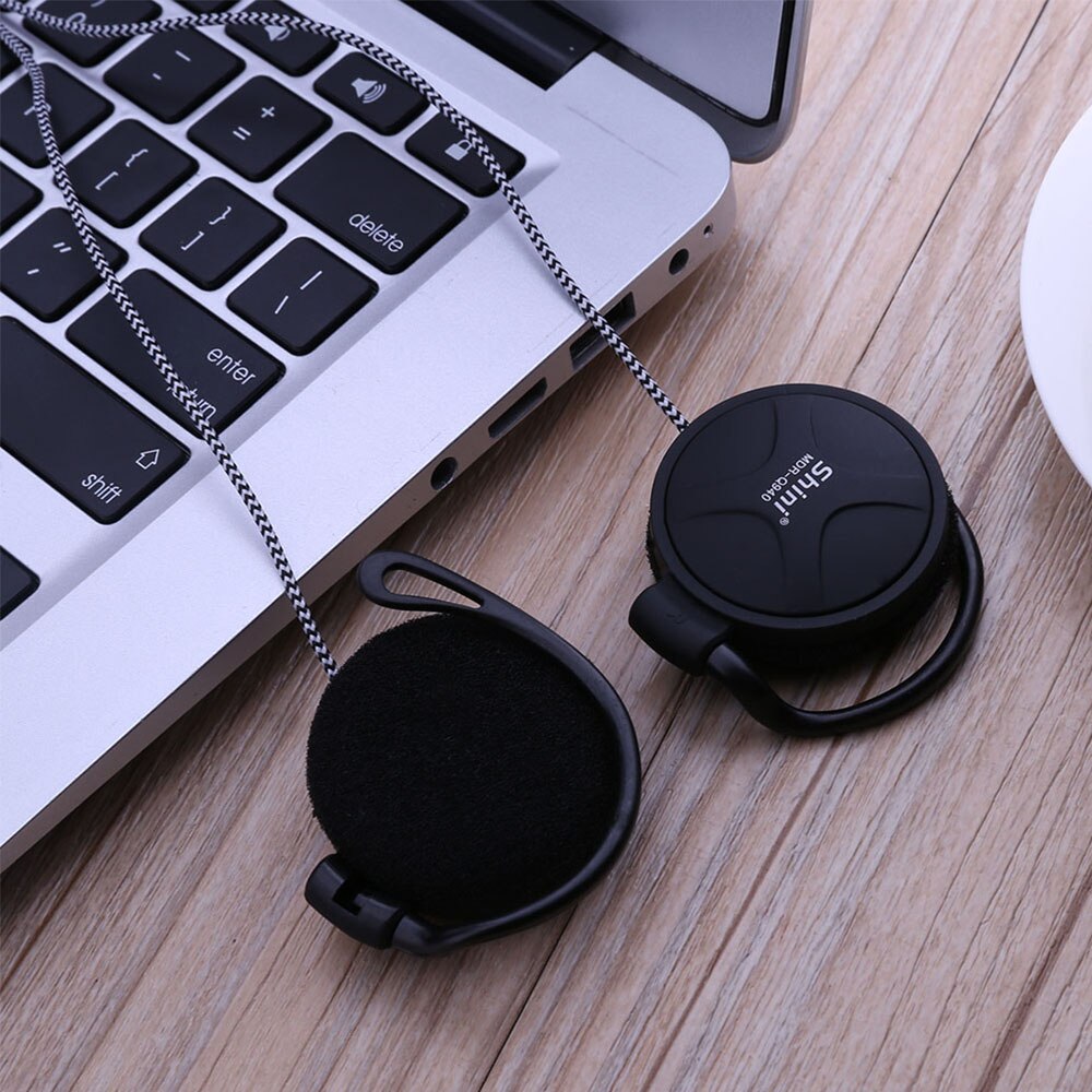 Universal Sport 3.5mm Stereo Ear-Hook Game Leisure Mobile Phone Headset Wired Earphones For Phone