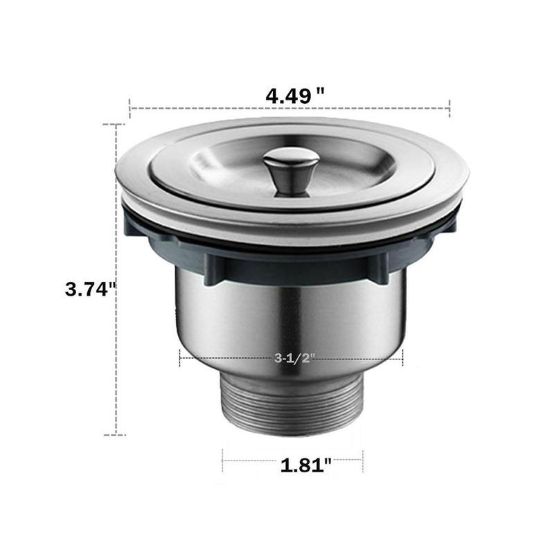 Aanrecht Rvs Afdruiprek Afval Zeef Water Badkamer Supply Mand Voor Keuken Sink Plug Mand Tank U1V9
