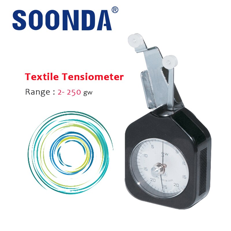 ETF Tensiometer Für Textil Garn Seide metallisch Linie Tuch Metall Emaillierten Drähte Spannung Tester Rolle ziehen Messgerät