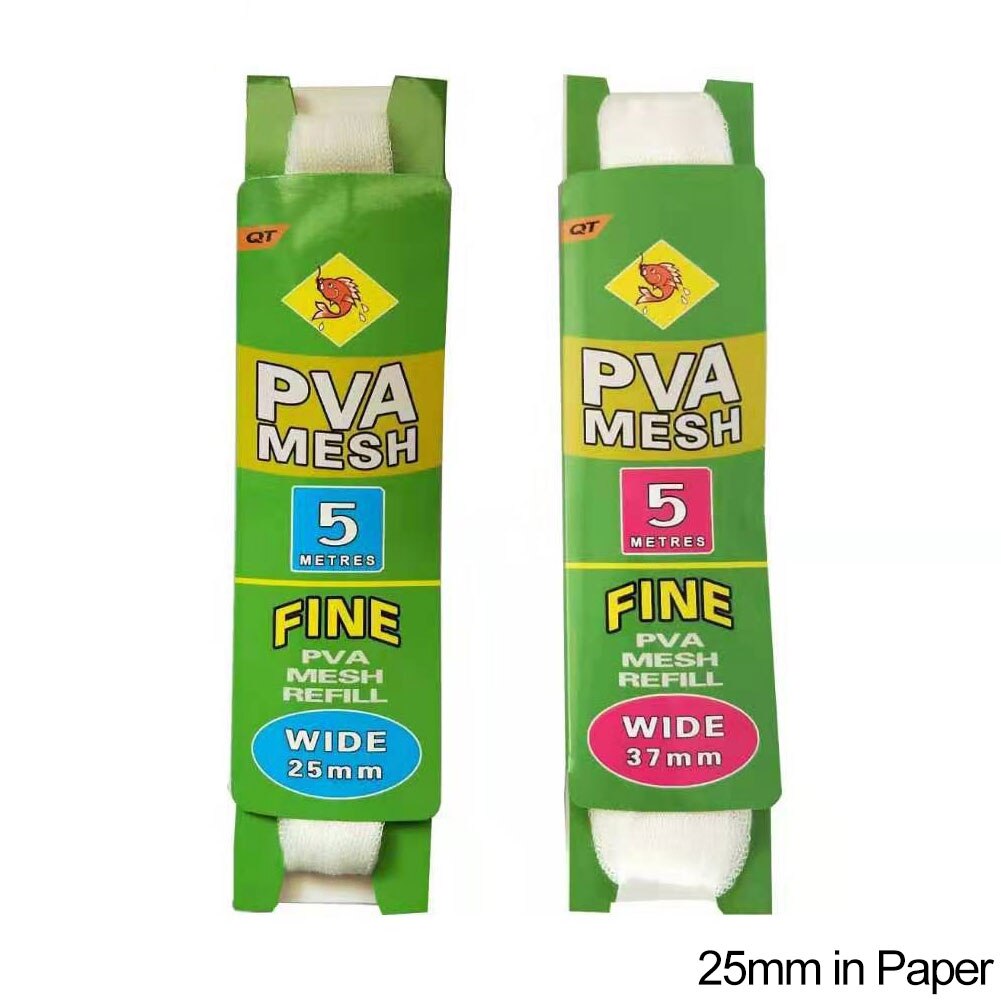 5m kalastus pva vesiliukoinen verkko vesiliukoinen verkko kapea verkko karppi kalastus syöttölaite trap syötti pussi verkot kalastustarvikkeet: 25mm paperilla