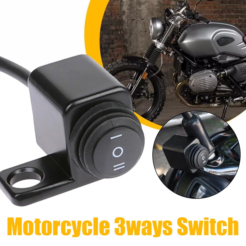Universal Roller Motorrad Lenker Schalter Nützliche Taste Nebel Praktische Controller Control Licht Signale Licht 3-weg W0q9