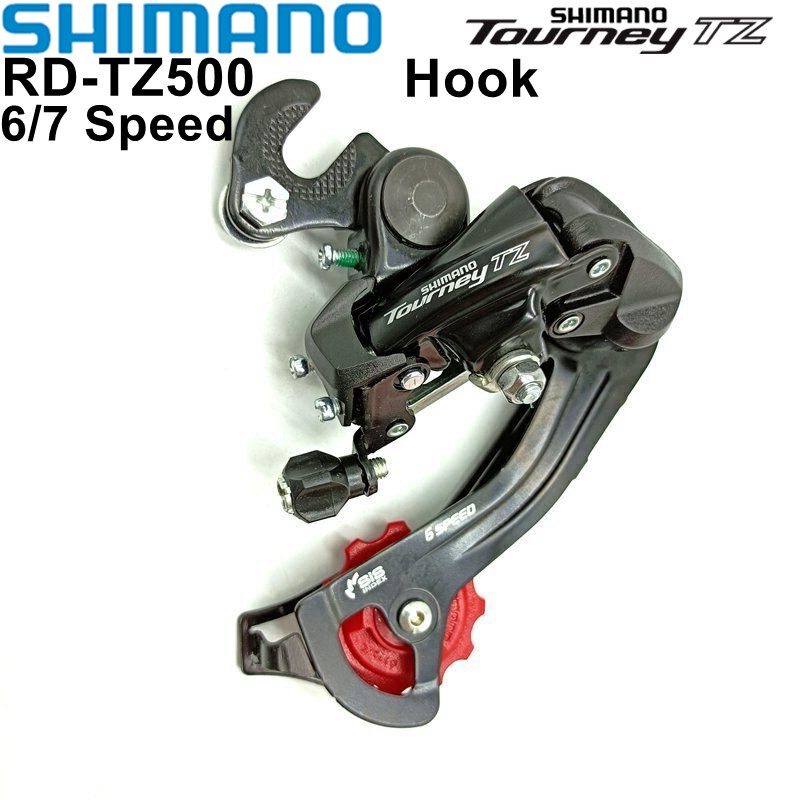 Shimano – dérailleur arrière pour vélo de montagne, vitesse 6s 7s 18s 21s, Tourney TZ RD-TZ500, RD TZ500: RD-TZ500 Hook