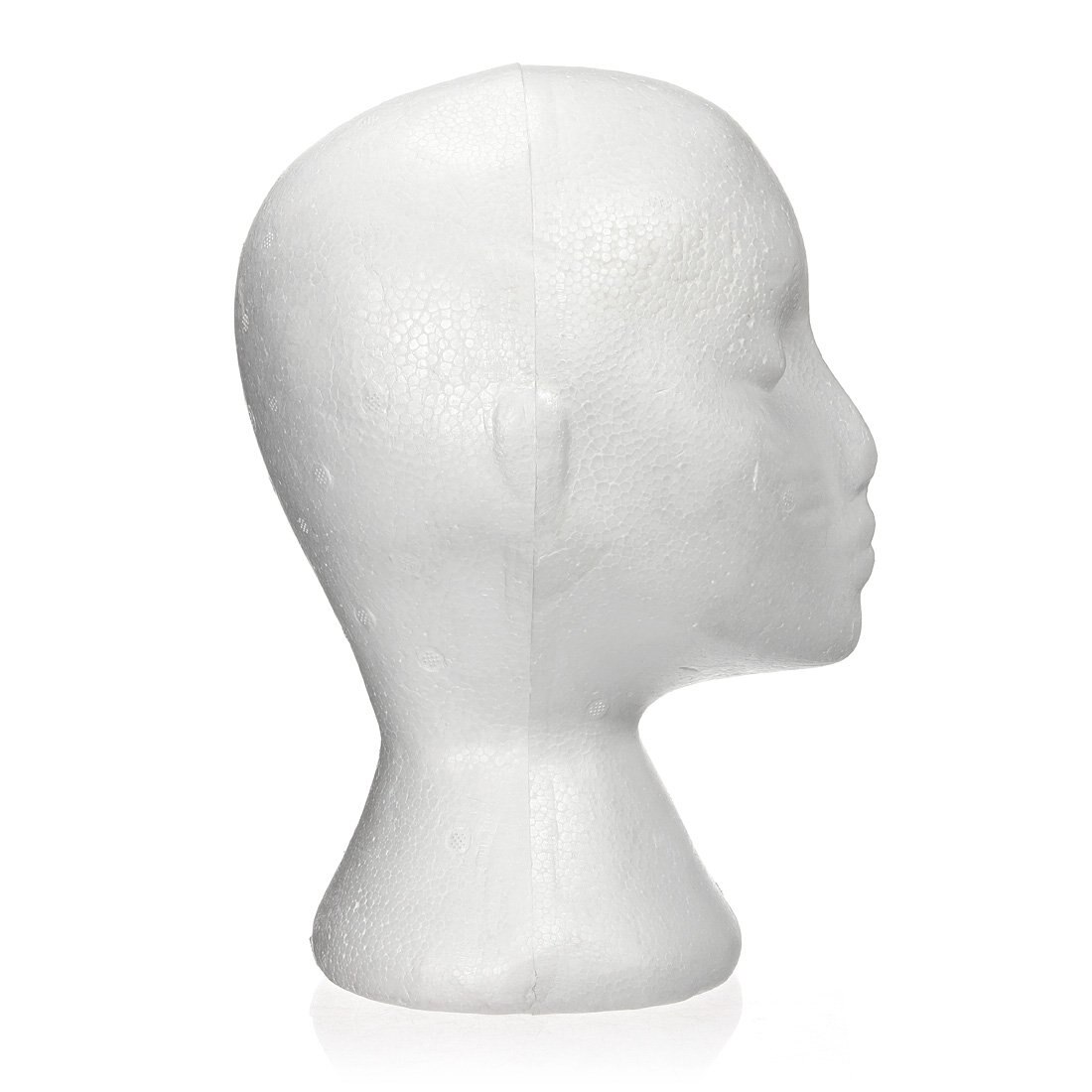 27.5 x 52cm Dummy / mannequin head Female Foam(Polystyrene) Exhibitor for cap, headphones, hair accessories and wigs Wom
