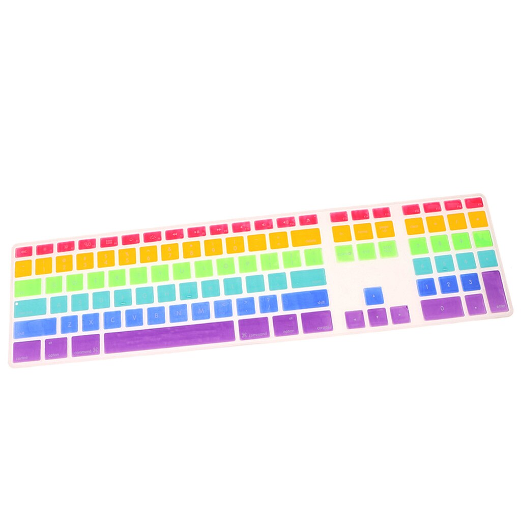 Soft Silicone Keyboard Cover Skin for IMac G6 A1243 with Numeric Keypad