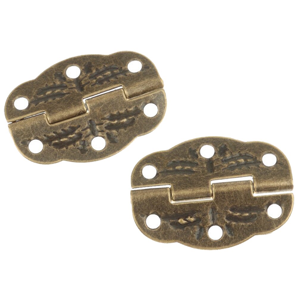 ELEG-10pcs Antiek Brons Legering Scharnier Voor Diy Ambachten Kleine Lade Sieraden Doos