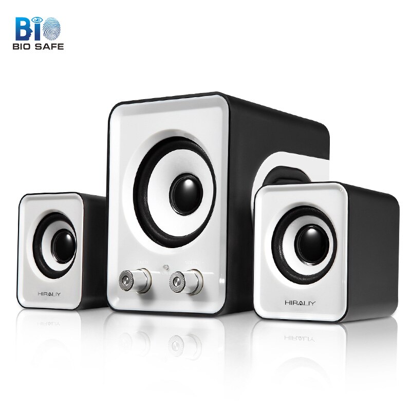 Channel 2.1 Wired Computer Speaker Bass Stereo Speakers Notebook Laptop Mobile Phone Mini PC Desktop Speakers