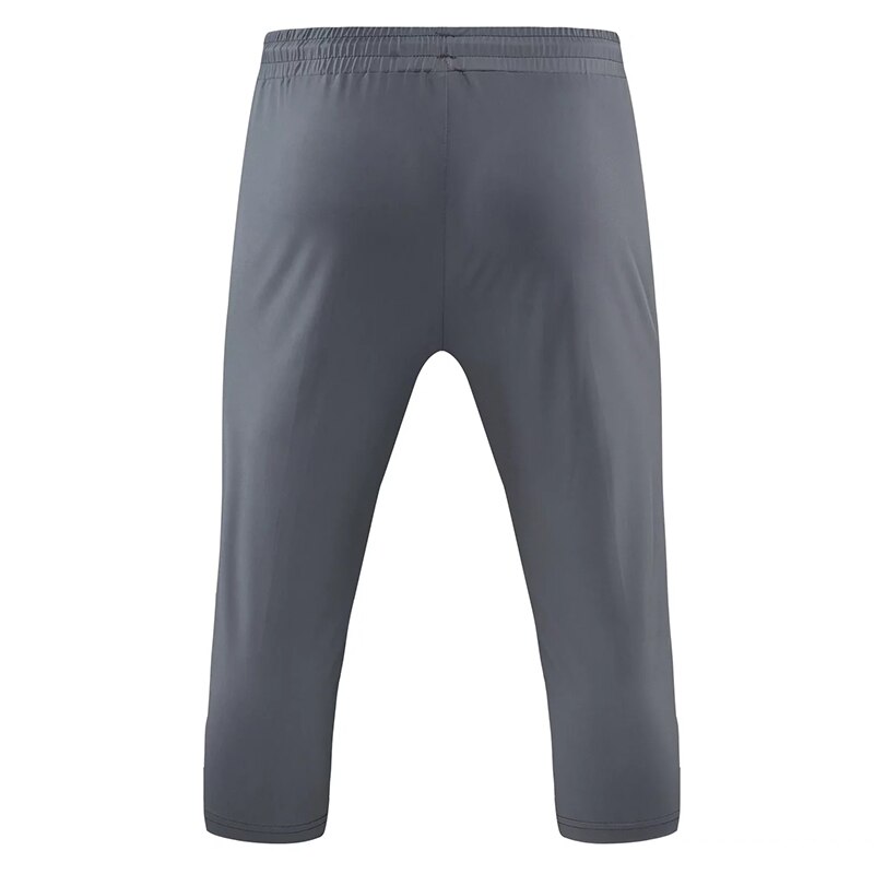 3/4 Mannen Running Sport Broek Met Rits Voetbal Training Joggings Joggingbroek Basketbal Voetbal Broek Workout Broek