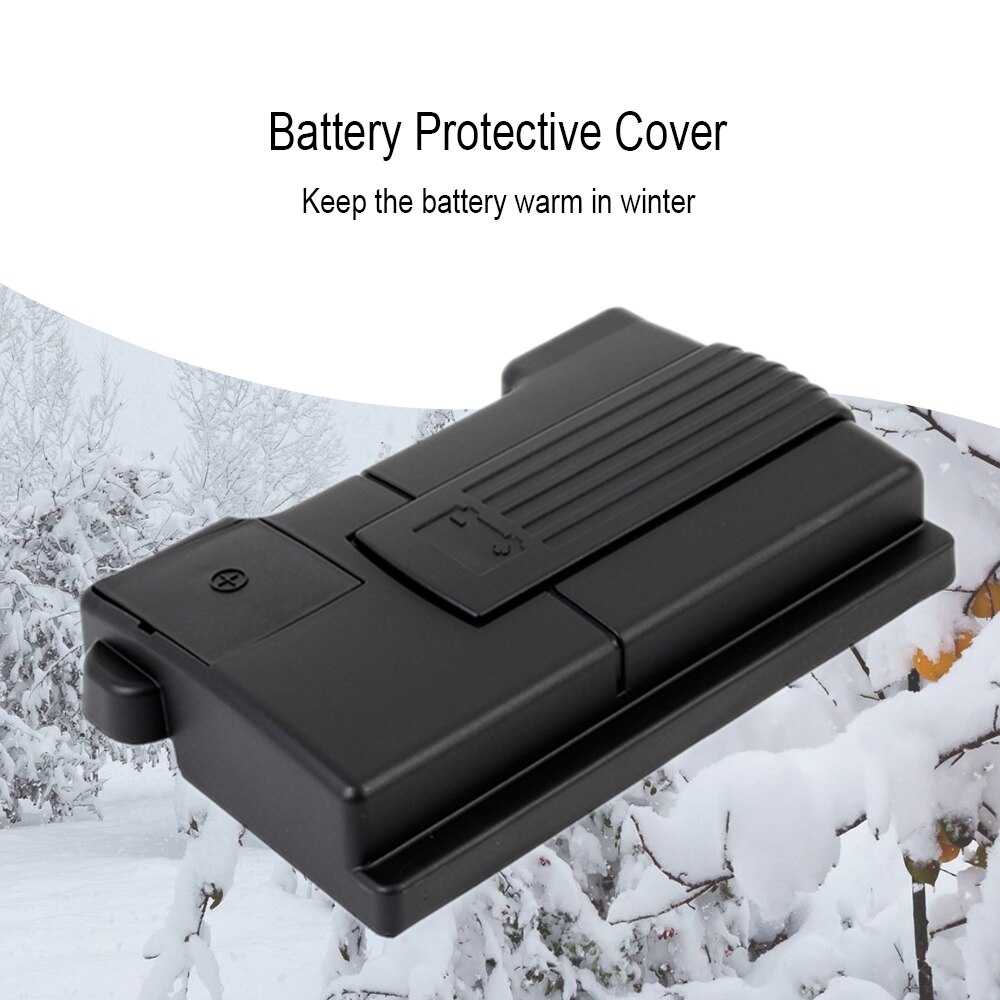 Black Electrode Engine Battery Cover ABS Shell Protector Dustproof Scratch-resistant Battery Cover For Tiguan For Golf