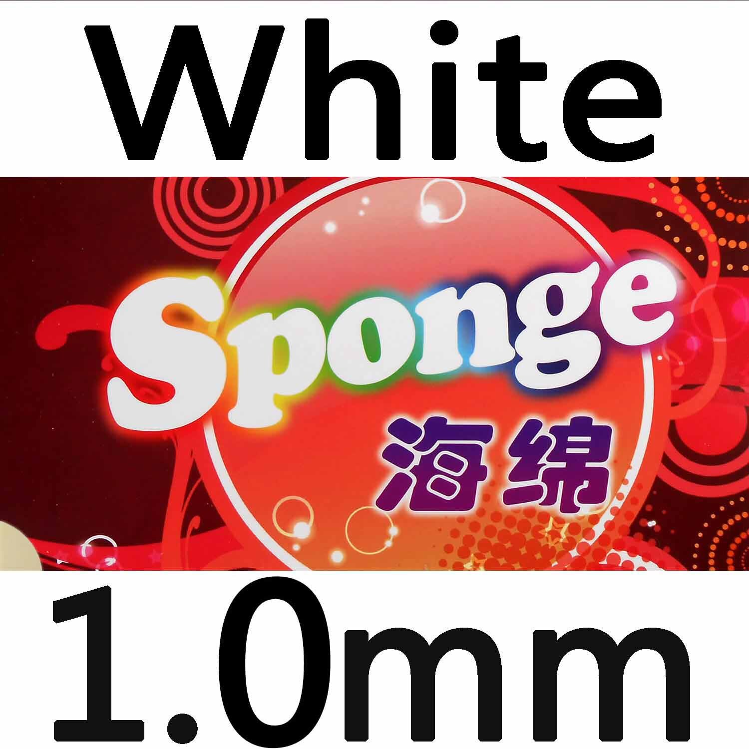 61 secondo Ad Alta Elasticità Ping Pong Spugna: white 1.0mm