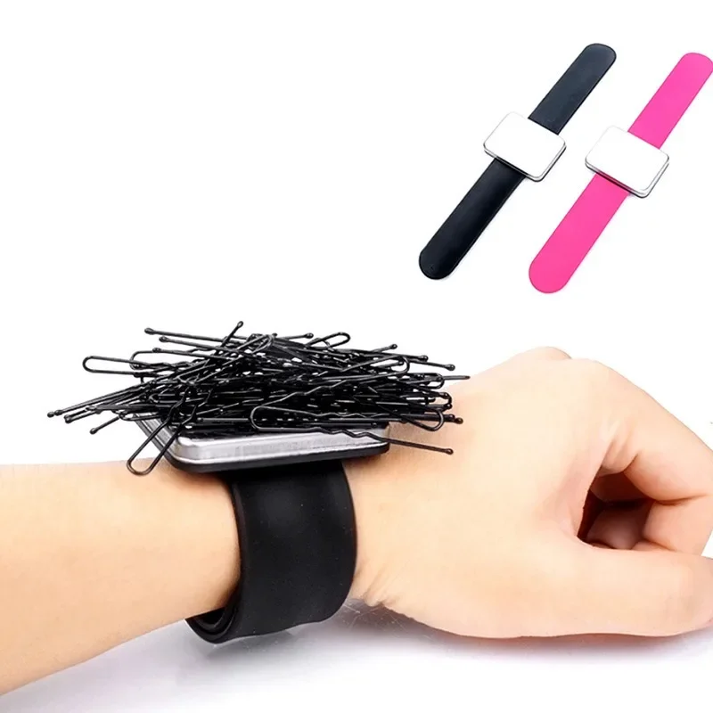 Hair Accessories Magnetic Bracelet Wrist Band Strap Belt Hair Clip Holder Barber Hairpins Hairdressing Spot Salon Styling Tools