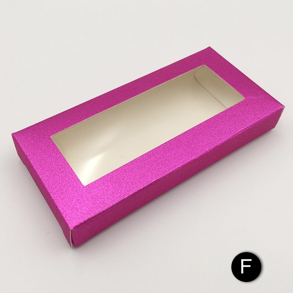 10pcs/lot Lash Packaging Holographic Lash Boxes Packaging Bulk Soft Paper Eyelash Packaging Box Empty Lashes Box: 10 pcs box no tray / F