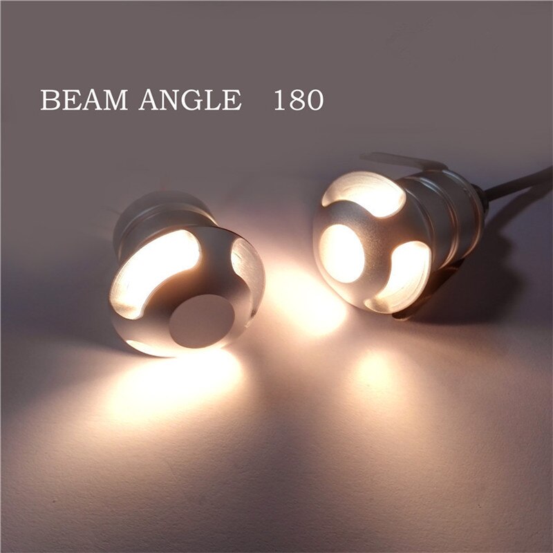 Einbau LED Deck Licht Bausätze mit Schützen Hülse φ50mm in Boden Außen LED Landschaft Beleuchtung IP67 Wasserdichte 12V für garten