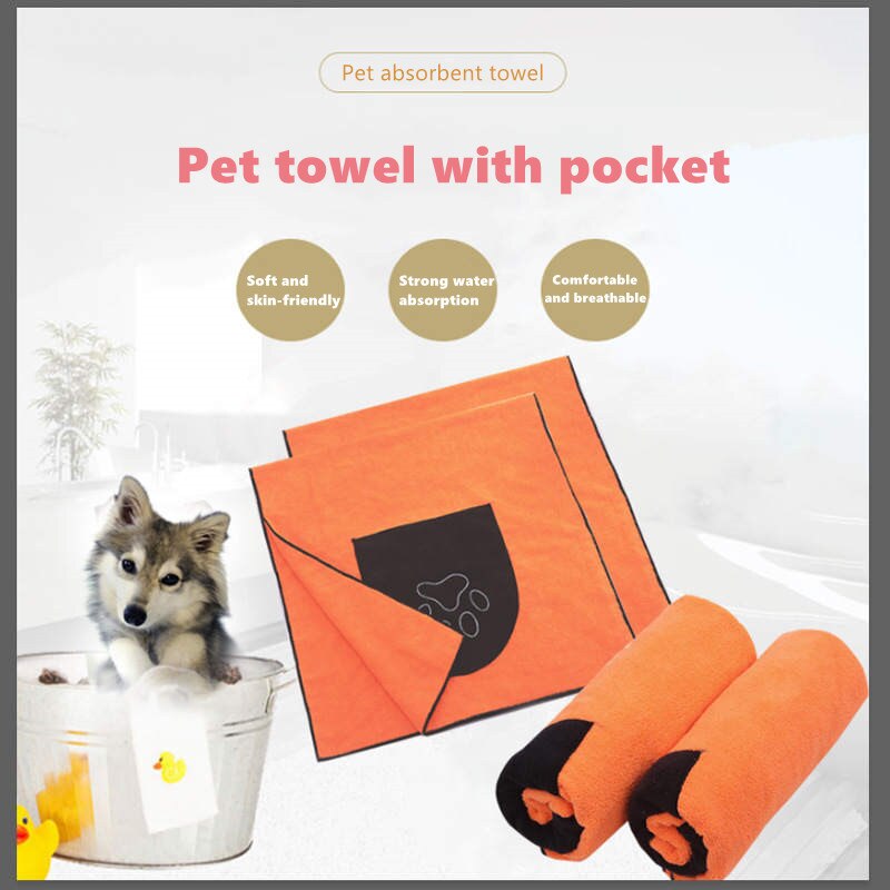 MIJOMA Microvezelhanddoek voor honden, absorberende