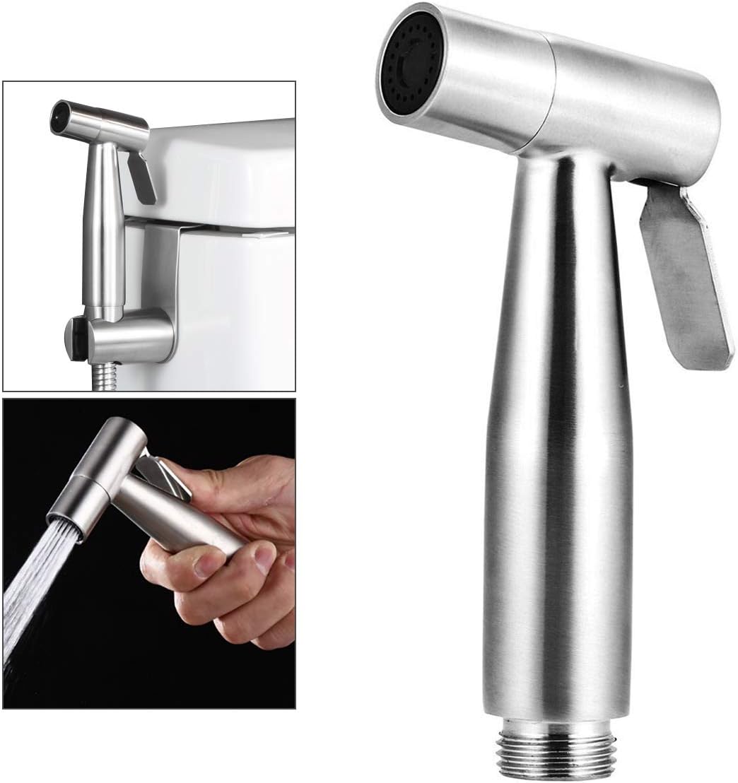 Draagbaar Bidet Wc Sproeier Rvs Handheld Bidet Kraan Spray Home Badkamer Douchekop Zelfreinigende Accessoires