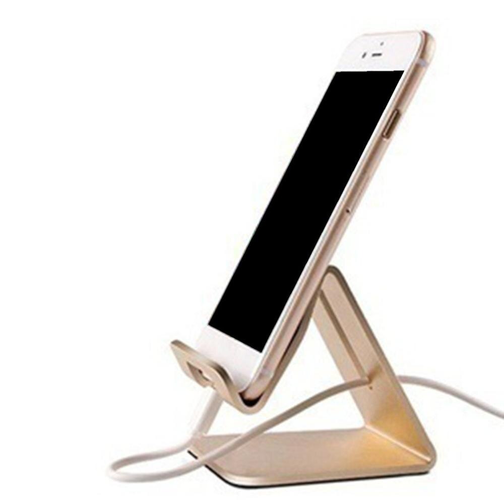 Suporte universal do telefone celular da liga de alumínio para o suporte do desktop do telefone do telefone para o ipad samsung iphone xiaomi suporte do telefone móvel