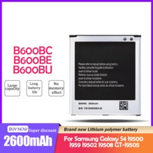 2600mAh batería de reemplazo para Samsung Galaxy S4 I337 I9500 i9505 I959 I9502 I9508 GT-I9505 i545 i9295 e330s B600BC B600BE