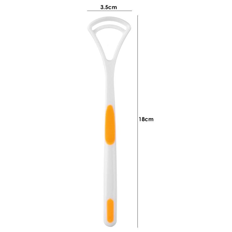 1PC Tongue Brush Tongue Scraper Cleaner Dental Brush Oral Care Toothbrush Tongue Cleaning Tool Fresh Breath