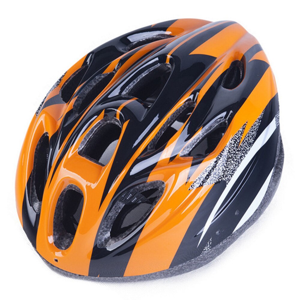 Unisex -pyöräilykypärä aikuisille säädettävät pyörätarvikkeet urheilupyöräilykypärät mtb -vuoren tieliikenteen kypärä 54-60cm: Oranssi
