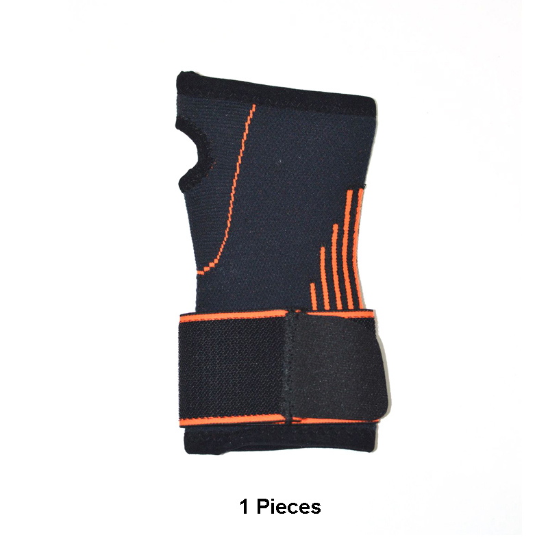 1 stuks Verstelbare Elastische Polssteun Sport Veiligheid Gym Pols Band Zweetband Pols Boksen Hand Palm Wraps zelfklevende bandage: Default Title