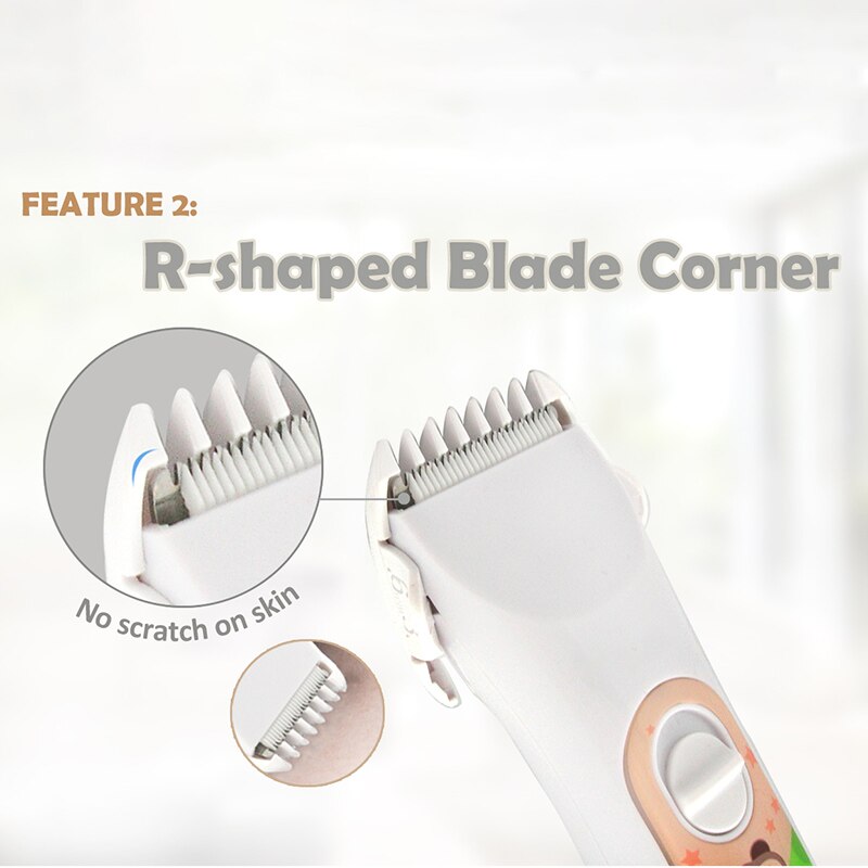 Hair Trimmers Baby Hair Trimmer Electric Hair Clipper USB Baby Shaver Cutting Hair Cutting Quiet Kids Hair Remover Rechargeable